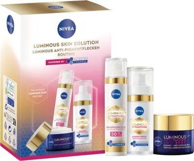 Produktbild von NIVEA LUMINOUS630 Gesichtspflege Set Tagespflege Nachtcreme & Intensiv Serum