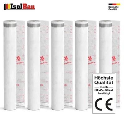 Unterspannbahn Dach 100g/m² Unterdeckbahn 375m² - 5 Rollen 1,5 x 50m SPB 100SKS