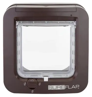 Produktbild von Trixie SureFlap Freilauftür mit Mikrochiperkennung 21 × 21 cm, braun