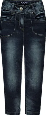 Immagine prodotto di Jeans da bambina Kanz, blu navy, comodi ed eleganti