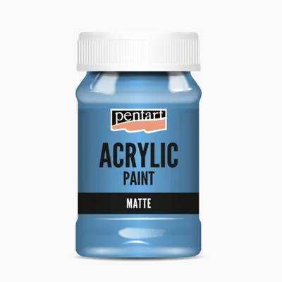 Obrázek produktu pro PENTART Akrylová barva matná, 100 ml, světle modrá