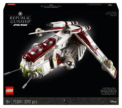 Image de LEGO 75309 Star Wars Republic Gunship, modèle pour adultes de l'Ultimate Collector Series avec minifigures
