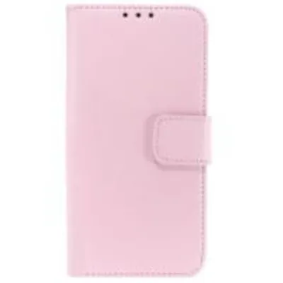 Produktbild von Book Case Handyhülle für Samsung Galaxy S6 Pink Leder 4250710561285