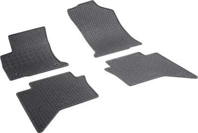 Produktbild von Rigum Gummi Fußmatten Set für Toyota Hilux 8 Doppelkabiner, Bj. 2016-