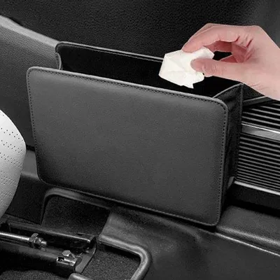 Produktbild von Autoabfallbehälter - Innenraumboxen für in die Tür - Faltschultergurten - Innenraumbeutel/-behälter - Accessoires für im Auto-Innenraum