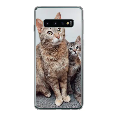 Produktbild von MuchoWow® Handyhülle Schutzhülle Hülle für Samsung Galaxy S10 Katze - Kätzchen - Fell Silikon Softcase Handy Hülle - Handytasche