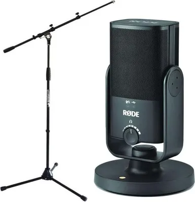 Produktbild von Rode NT-USB MINI mit Mikrofonständer