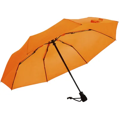Produktbild von EuroSCHIRM light trek automatic, Kompakt, Regenschirm, Rund, Orange, Fiberglas, Polyester