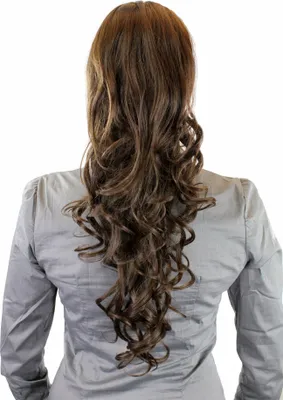 Produktbild von WIG ME UP Haarteil, lockig, Braun WK08-6