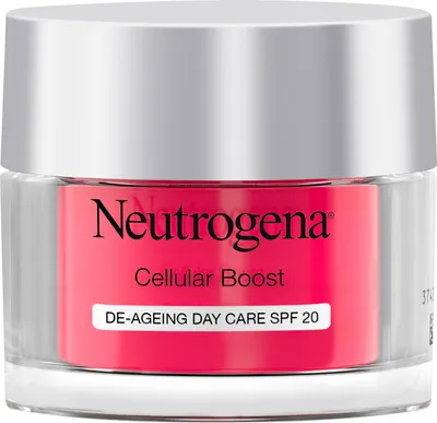 Produktbild von Neutrogena Cellular Boost, Tagescreme, Frauen, Empflindliche Haut, Gesicht, Hals/Nacken, Anti-Aging, Anti-Mitesser, Anti-Müdigkeit, Anti-Falten, Farbkorrektur, Elastizität, Schutz,..., 50 ml
