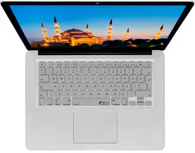 Productafbeelding van Toetsenbordbeschermer, Turks design, zilverkleurig, voor MacBook Pro/Air