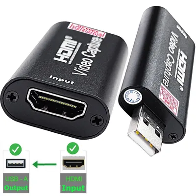 Produktbild von 1080p HDMI zu USB 2.0 Adapter Video Konverter für Laptop HDTV TV PC