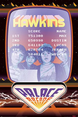 Produktbild von Stranger Things - Poster - Palace Arcade
