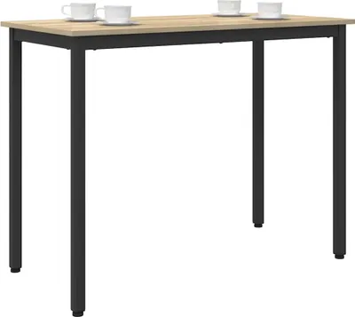 Produktbild von vidaXL Tisch Sonoma-Eiche 100 x 50 x 76,5 cm Ingenieure Holz und Stahl
