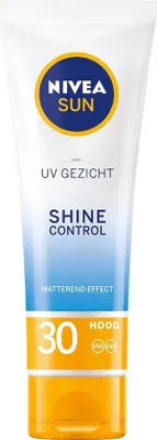 Produktbild von NIVEA SUN Face Shine Control Mattierender Sonnenschutz SPF 30 - 50 ml