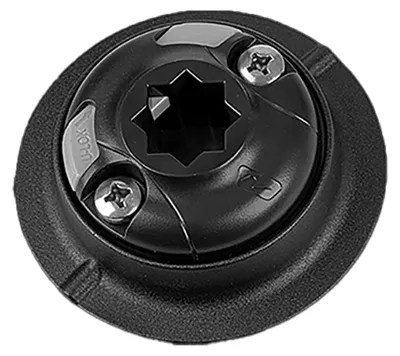 Produktbild von RAILBLAZA Quikport Sternhalterung schwarz inkl. Klebepad