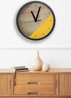 Produktbild von Opviq, Artavessa3Dclock9, Dekorative MDF-Uhr, Mehrfarbig, 100 % MDF, 36 x 36 x 1 cm