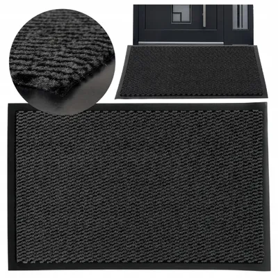 Obrázek produktu pro Rohožka Deco4Home Milan 80x120cm | Pod dveře | Antracit