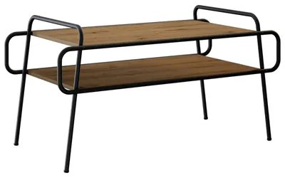 Obrázok produktu pre Konferenčný stolík Artisan, dubové drevo, 100 x 50 x 51 cm, drevotrieska