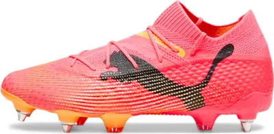 Produktbild von Puma FUTURE 7 ULTIMATE MxSG Sportschuhe in Übergrößen Pink 107700-03 große Herrenschuhe, Größe:39