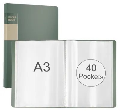 Imagen del producto de Omgoods - Portadocumentos A3 con 40 fundas