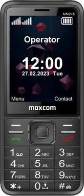 Produktbild von Maxcom Mm245 4G Schwarz/Schwarz