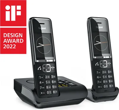Immagine prodotto di Gigaset COMFORT 550A duo Telefono analogico/DECT Identificatore di chiamata Nero