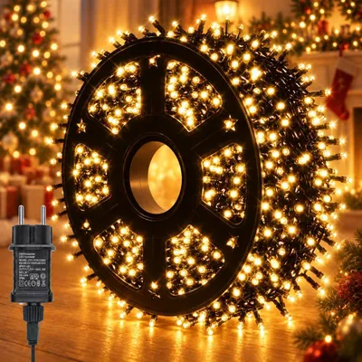 Productafbeelding van Led-lichtsnoer voor buiten, 50 m, 2000 leds, 8 modi met timer