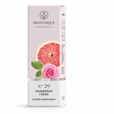 Image de Aromatique Huile de parfum pamplemousse et rose, 12ml