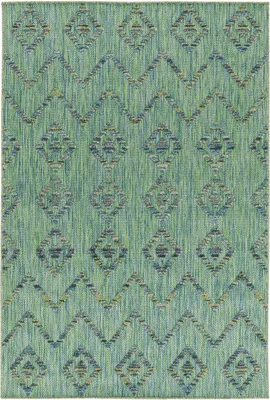 Produktbild von Outdoor Teppich Beatrice Läufer, Farbe: Grün, Größe:80x250 cm