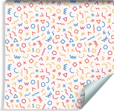 Produktbild von 10m VLIES TAPETE Rolle Kinderzimmer Geometrische Formen XXL