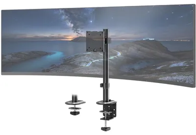 Productafbeelding van Monitorhouder voor 1 scherm van 17 tot 49 inch, hoogte verstelbaar, VESA 75/100 mm