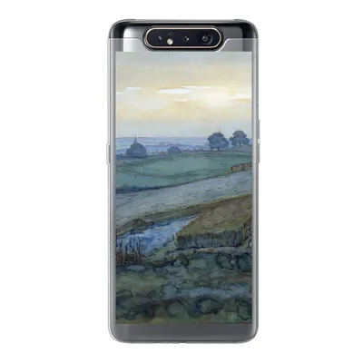 Produktbild von MuchoWow® Handyhülle Schutzhülle Hülle für Samsung Galaxy A80 Landschaft bei Arnheim - Piet Mondrian Silikon Softcase Handy Hülle - Schutzdeckel