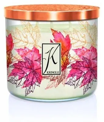 Produktbild von Kringle Candle TUMBLER "Leaf Peeper", Duftkerze mit 3 Dochten (411g)