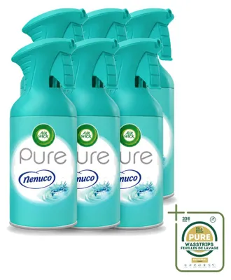 Produktbild von 6 x Air Wick Pure Nenuco Raumspray 250 ml - Vorratspackung - 6 Stücke