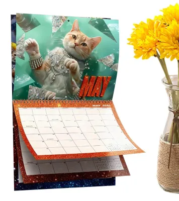 Imagen del producto de Calendario divertido de gatos 2026