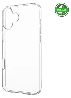Image de Coque en gel TPU FIXED ReStory Anti-UV pour Apple iPhone 16 Plus, transparente