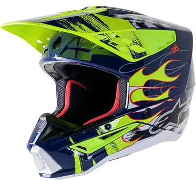 Image de Alpinestars Motocross Casque Sm5 Rash Nv/ Taille : XL