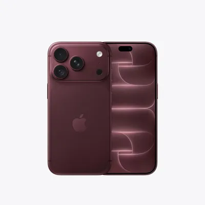 Produktbild von Apple iPhone 18 Pro , 16 cm (6.3"), 2622 x 1206 Pixel, 2 TB, 48 MP, iOS 27, Burgund