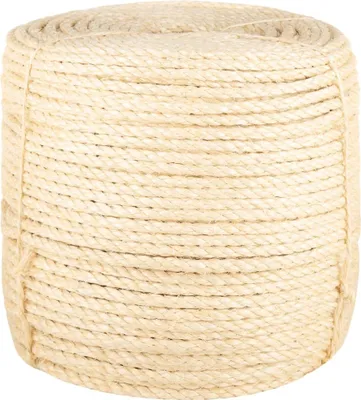 Obrázok produktu pre vidaXL Lano 100% Sisal 8 mm 25 m