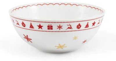 Produktbild von Weihnachtsporzellan, Schale, 16 cm, tschechisches Porzellan, Leander