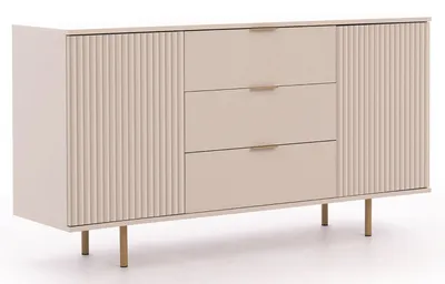 Produktbild von NUBIA KOMMODE K2D3SZ Schränk, MehrzweckschrankSideboard (Creme)