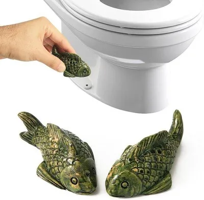 Immagine prodotto di Set di copriwater in Vetroceramica | Facili da installare | Set da 2 pezzi | Bagno | Vetroceramica
