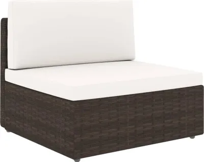 Produktbild von vidaXL 6-tlg. Garten-Lounge-Set mit Kissen Braun Poly Rattan