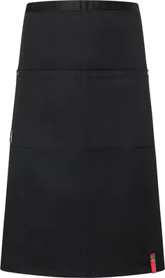 Produktbild von KARLOWSKY Bistroschürze ROCK-CHEF®-Stage2 Taschen 70x70cm Schwarz