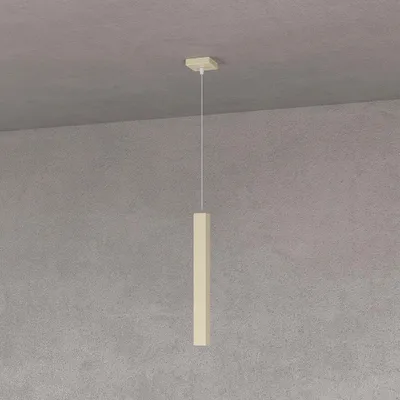 Obrázok produktu pre Závesné moderné štvorcové kovové rúrky Sand 1 Light Gu10