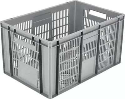 Produktbild von Eurobehälter, Stapelkiste 60 l, 60 x 40 x 32 cm, Offen, Stapelbar