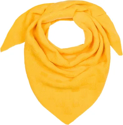 Produktbild von styleBREAKER Damen XXL Strick Dreieck Schal Einfarbig mit Schachbrett Strickmuster, Maxi Schal, Dreieckstuch, Warmes Winter Tuch 01020047