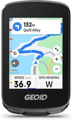 Productafbeelding van GPS-fietscomputer met kaartnavigatie - 2,8 inch kleurentouchscreen - ANT+ en Bluetooth - Waterdicht IPX7