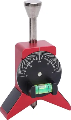 Obrázek produktu pro Pipe Center Finder Magnetický nástroj pro centrování trubek ve tvaru Y s nastavitelnou stupnicí Bubble Level Protractor pro profesionály
